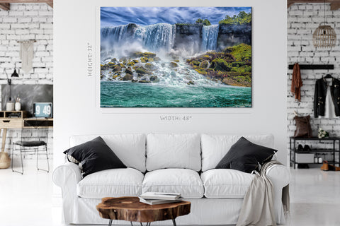 Impression sur toile - Cascade du Niagara, Canada #E0576