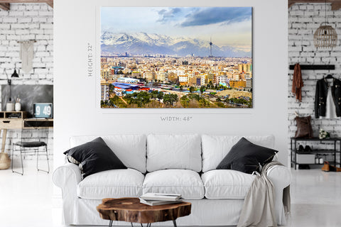 Canvas Print -  Aerial View of Tehran #E0278