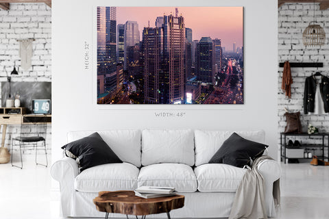 Canvas Print -  Jakarta Downtown Cityscape, Indonesia #E0463