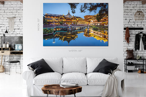 Canvas Print - Yuyuan Gardens ، Shanghai ، China #E0471