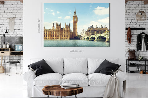 Impressão de tela - Big Ben Skyline, Londres #E0268