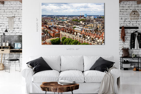 Impression sur toile - Vue aérienne Westminster London #E0266