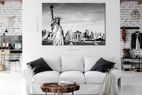 Canvas Print -  Statue Of Liberty, New York #E0402