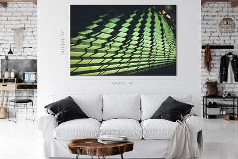 Canvas Print -  Morning Light At Palm Leaf #E0707