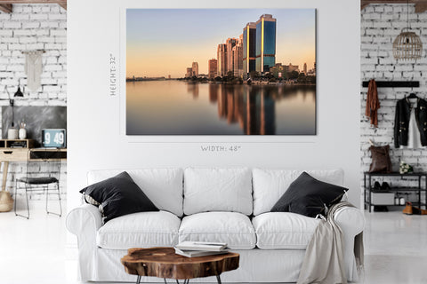 Canvas Print -  Cairo Skyline Egypt, Nile River #E0360