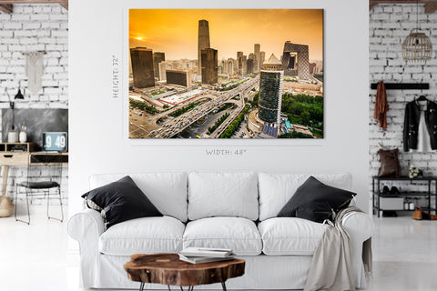 Impression sur toile - Pékin Skyline, Chine #E0427