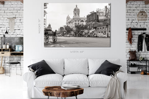 Canvas Print -  Kolkata Street View, West Bengal, India #E0285