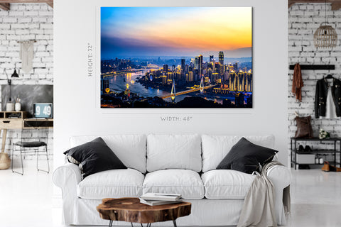 Canvas Print - Chongqing Skyline ، China #E0311