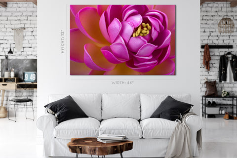 Impression sur toile - Fleur de Lotus pourpre #E0658