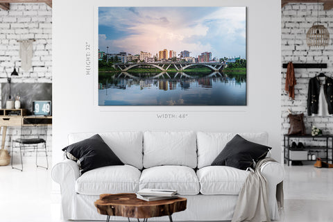 Canvas Print -  Skyscrapers Of Dhaka City, Bangladesh #E0334