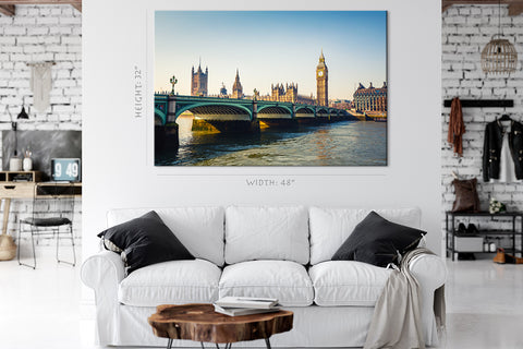 Canvas Print - Big Ben en Houses of Parliament CityScape #E0270