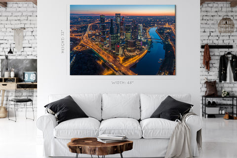 Canvas Print - Moscow City International Business Center #E0323