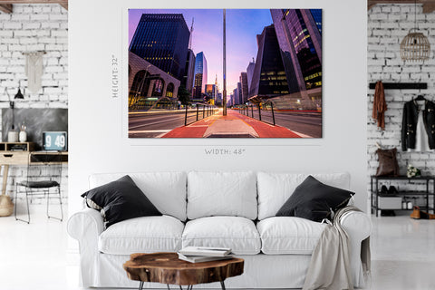 Canvas Print -  Paulista Avenue, San Paulo, Brazil #E0379