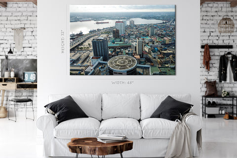 Canvas Print - Lagos Island Cityscape ، Nigeria #E0366