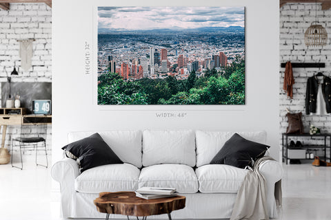 Canvas Print -Bogota Cityscape＃e0204