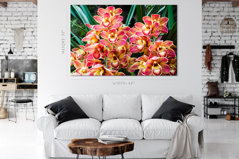 Impression sur toile - Bouquet de belles orchidées #E0721