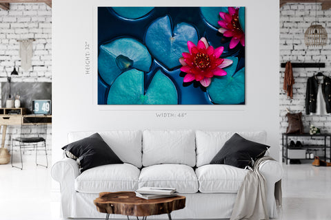 Canvas Print -  Crimson Lotus #E0726