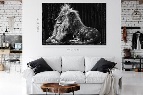Canvas Print -  Noble Lion #E1028
