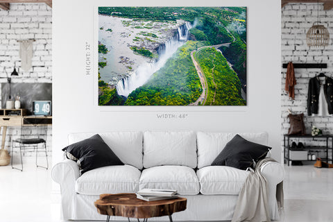 Canvas Print -  Victoria Waterfall, Zambia #E0560