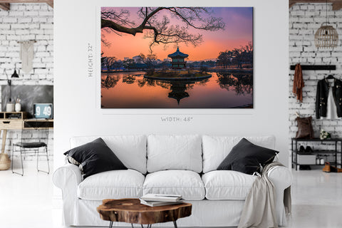 Print Canvas - قصر Gyeongbokgung ، سيول ، كوريا الجنوبية #E0441