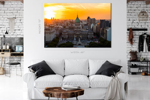 Canvas Print -  National Congress Building of Buenos Aires #E0263