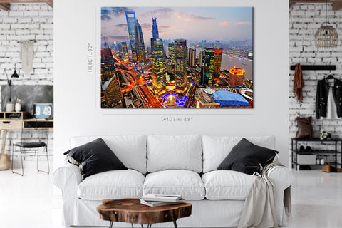 Canvas Print -  Lujiazui Cityscape, Shanghai, China #E0464