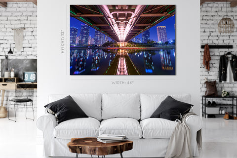 Canvas Print -  Central Park Bridge In Incheon, South Korea #E0443