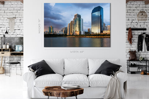 Canvas Print - Bangkok Cityscape ، Business District #E0306