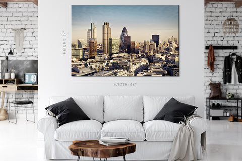 Impressão de lona - City of London Skyline #E0261