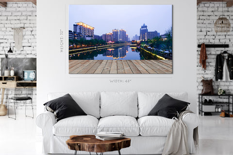 Impression sur toile - JiuYanQiao à Chengdu, Chine #E0329