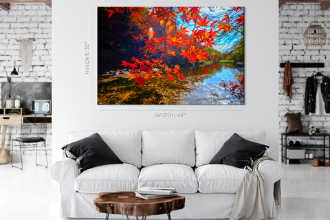 Canvas Print -  Colorful Autumn Tree #E0878