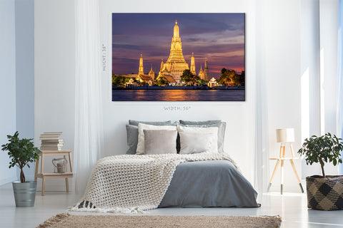 Canvas Print -  Wat Arun, Bangkok Thailand #E0301