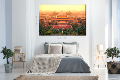 Canvas Print -  Aerial View Of Beijing, China #E0422