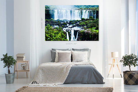 Impression sur toile - Cascade d'Iguassu, Amérique du Sud #E0563