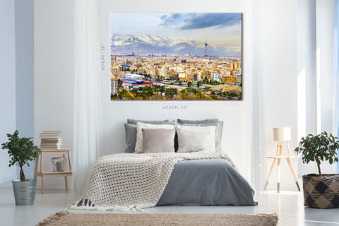 Canvas Print -  Aerial View of Tehran #E0278