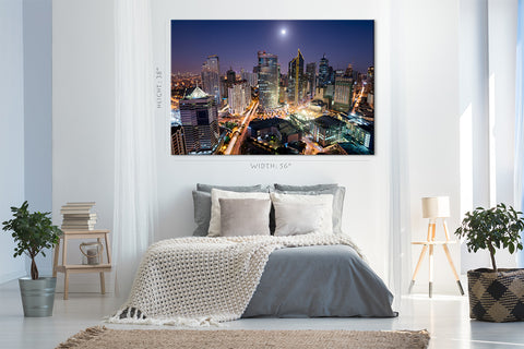 Canvas Print -  Makati Nightscape, Philippines #E0419