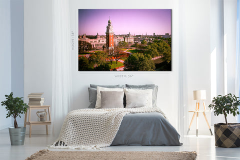 Canvas Print - Fasad av en byggnad, Buenos Aires CityScape #E0256