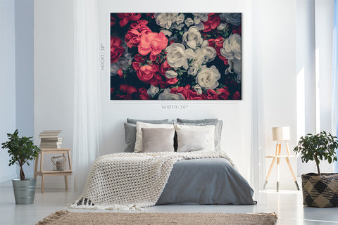 Canvas Print -  Beautiful Vintage Flowers #E0870