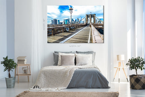 Canvas Print - Brooklyn Bridge ، Skyline New York #E0401