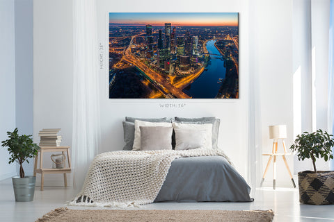 Canvas Print -  Moscow City International Business Center #E0323