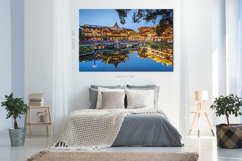 Canvas Print - Yuyuan Gardens ، Shanghai ، China #E0471