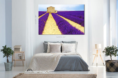 Canvas Print -  Beautiful Lavender Field #E0749