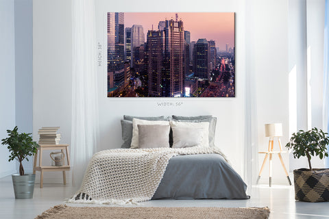 Canvas Print - Jakarta Downtown Cityscape ، Indonesia #E0463