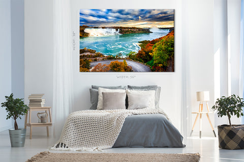 Canvas Print - Niagara Waterfall في الخريف ، كندا #E0581