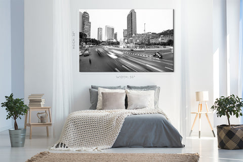 Canvas Print -  Jakarta Cityscape, Indonesia #E0458