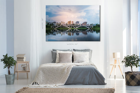 Canvas Print -  Skyscrapers Of Dhaka City, Bangladesh #E0334