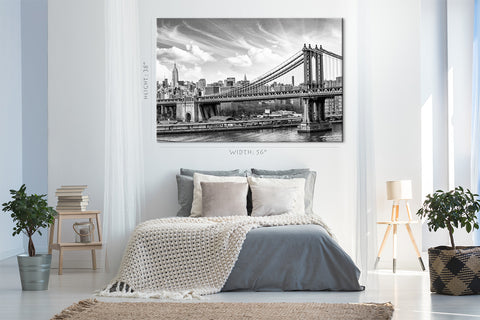 Impression sur toile - Gratte-ciel de Manhattan, New York #E0403