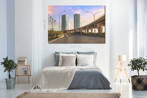 Canvas Print -  Kolkata Center Cityscape #E0284