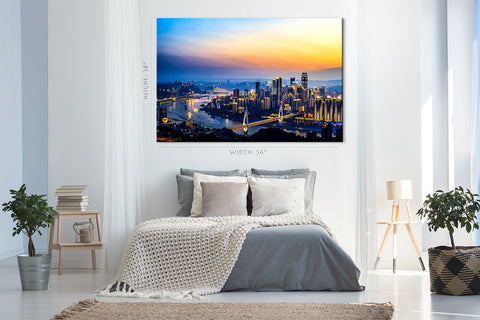 Canvas Print - Chongqing Skyline ، China #E0311