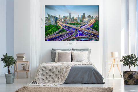 Canvas Print -  Shanghai Skyline, China #E0473